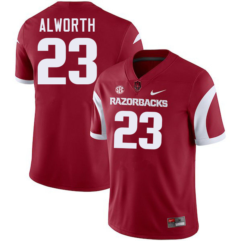 Lance Alworth Arkansas Jersey,Arkansas Razorbacks #23 Lance Alworth Jersey Youth College-Cardinal